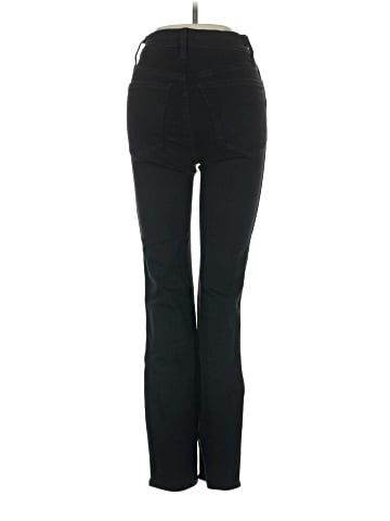 Madewell Stovepipe Jeans in Black Rinse Wash (view 2)