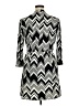 Charming Charlie Chevron-herringbone Gray Casual Dress Size L - photo 2