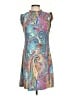 Tommy Hilfiger Paisley Teal Cocktail Dress Size 4 - photo 1