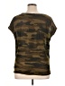 Lucky Brand Camo Brown Short Sleeve Top Size XL - photo 2