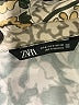 Zara Paisley Ivory Long Sleeve Blouse Size M - photo 7