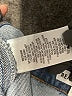 RE/DONE 100% Cotton Color Block Blue Jeans Size 25 waist - photo 8