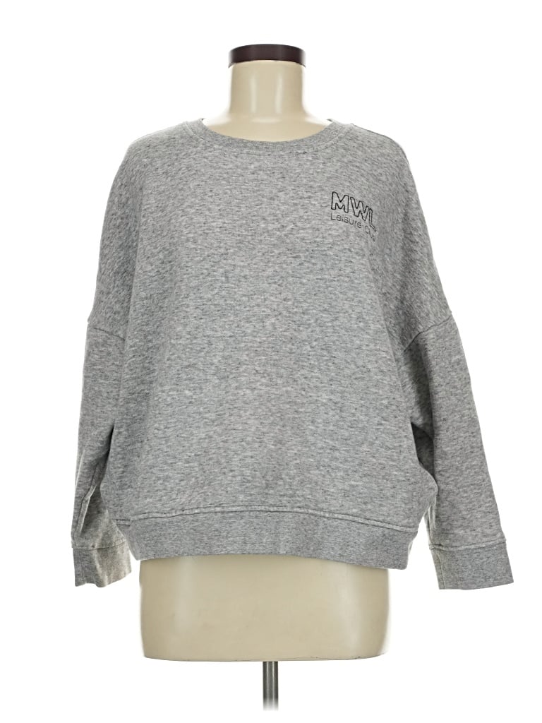 Pre-owned Mwl By Madewell Sweatshirt In Gray