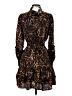 Anne Klein 100% Polyester Animal Print Brown Cocktail Dress Size 0 Petite - photo 2