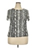 Halogen Silver Short Sleeve T-Shirt Size XXL - photo 1