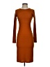 Forever 21 Solid Brown Casual Dress Size S - photo 1