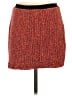 Robert Rodriguez 100% Silk Tweed Red Silk Skirt Size 4 - photo 1
