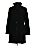 SEARLE Solid Black Coat Size S - photo 1