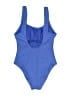 Shade & Shore Solid Blue One Piece Swimsuit Size S - photo 2