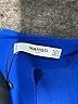 Mango 100% Polyester Solid Blue Casual Dress Size S - photo 7