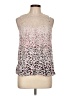 Maurices 100% Rayon Silver Sleeveless Blouse Size L - photo 1