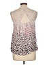 Maurices 100% Rayon Silver Sleeveless Blouse Size L - photo 2