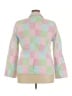 Talbots 100% Cotton Checkered-gingham Pink Blazer Size 18 - photo 2