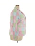 Talbots 100% Cotton Checkered-gingham Pink Blazer Size 18 - photo 4