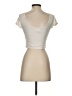 Mossimo Supply Co. Ivory Short Sleeve Top Size XS - photo 2
