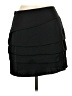 H&M 100% Polyester Solid Black Casual Skirt Size 10 - photo 2