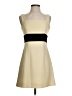Bebe Color Block Ivory Cocktail Dress Size 6 - photo 1