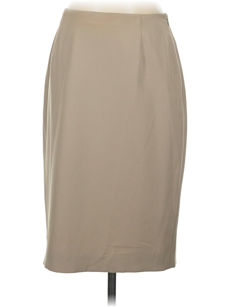 Pre-owned Ann Taylor Loft Formal Skirt In Tan