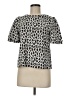 Ann Taylor LOFT Animal Print Silver Short Sleeve Blouse Size M - photo 1