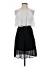 BCX 100% Polyester Solid Black Casual Dress Size 2 - photo 1