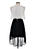 BCX 100% Polyester Solid Black Casual Dress Size 2 - photo 2