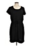 32 Degrees Solid Black Casual Dress Size M - photo 1