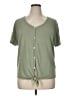 Cupio Green Short Sleeve Top Size XL - photo 1