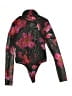 Steve Madden 100% Polyester Black Bodysuit Size M - photo 1
