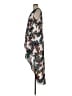 BCBGMAXAZRIA 100% Polyester Print Gray Cocktail Dress Size M - photo 5