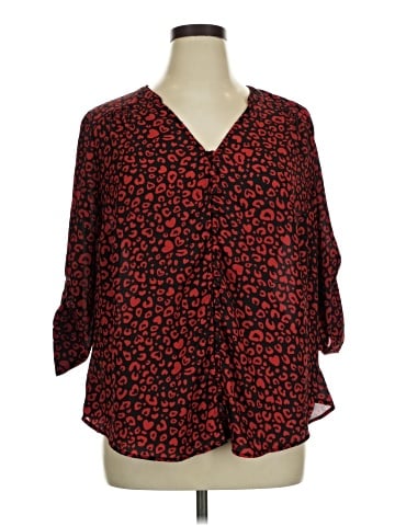 Torrid 3/4 Sleeve Blouse (view 1)