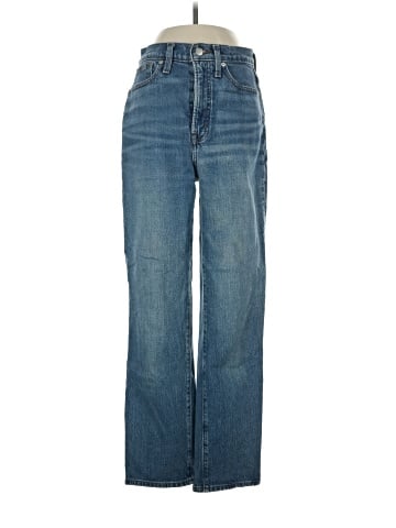 Madewell The Perfect Vintage Straight Jean in Mayfield Wash (view 1)