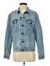 Levi's Graphic Solid Blue Denim Jacket Size S - photo 1