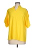 Unbranded 100% Polyester Yellow Short Sleeve Polo Size L - photo 1
