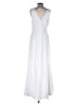 BCBGMAXAZRIA 100% Polyester White Casual Dress Size 8 - photo 2