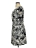 Connected Apparel Paisley Gray Casual Dress Size 10 (petite) - photo 5