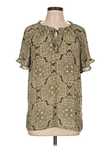 Liz Claiborne Short Sleeve Blouse (view 1)