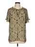 Liz Claiborne 100% Polyester Green Short Sleeve Blouse Size L - photo 1