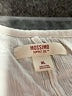 Mossimo Supply Co. Ivory Short Sleeve Blouse Size XL - photo 7