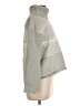 Mia + Tess Chevron-herringbone Gray Turtleneck Sweater Size M - photo 4