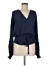 Ramy Brook 100% Polyester Blue Long Sleeve Blouse Size M - photo 1