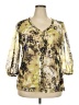 Zozo Gold 3/4 Sleeve Blouse Size XXL - photo 1