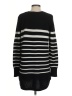 W by Worth 100% Cotton Color Block Stripes Black Pullover Sweater Size S - photo 2