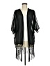 Atina Cristina 100% Polyester Black Kimono Size M - photo 1