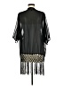 Atina Cristina 100% Polyester Black Kimono Size M - photo 2