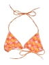 Emma Brooke Print Orange Swimsuit Top Size S - photo 1