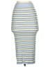 Zara Stripes Blue Casual Skirt Size S - photo 1