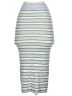 Zara Stripes Blue Casual Skirt Size S - photo 2