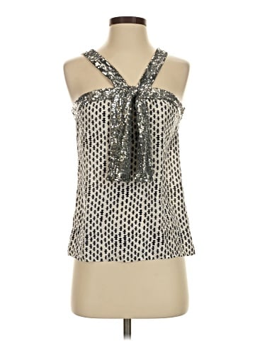 Tory Burch Sleeveless Silk Top (view 1)