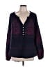 Free People 100% Cotton Blue Pullover Sweater Size S - photo 1