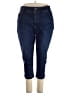 Seven7 Solid Blue Jeans Size 24W - photo 1